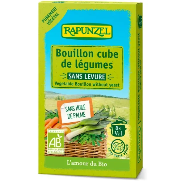Bouillon légumes cube ss levure (8) 80g