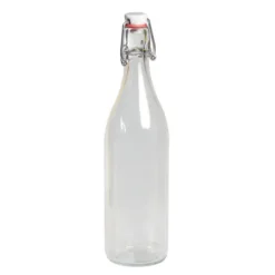 Bouteille verre fond rond 1L