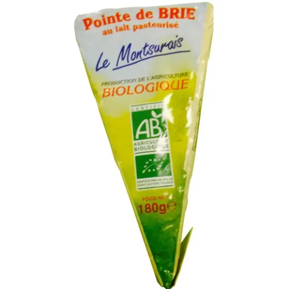 Brie pointe lait pasteurisé20%MG 180g