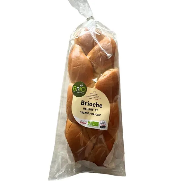 Brioche tressée beurre et crème fraiche 600g