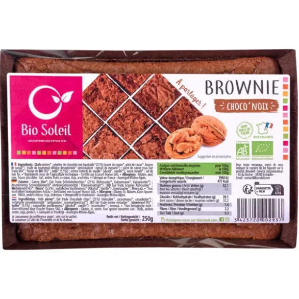 Brownie chocolat noir noix 250g