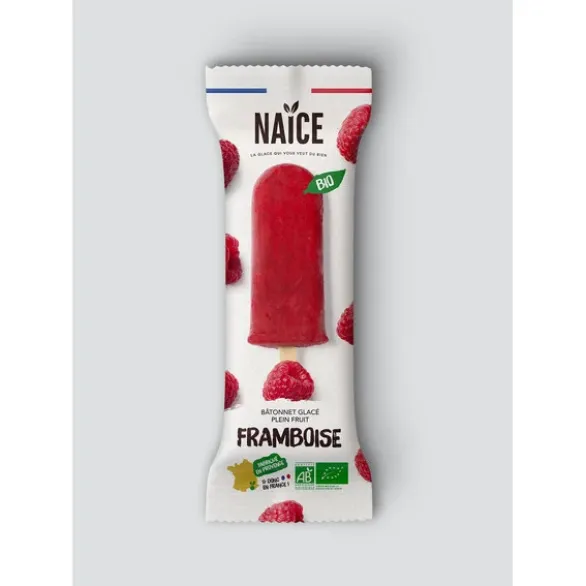 Bâtonnet sorbet framboise 65g