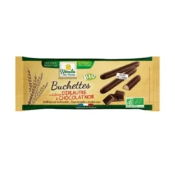 Buchettes à la farine d'épeautre & chocolat noir 150g