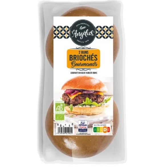 Buns briochés gourmands (2) 150g