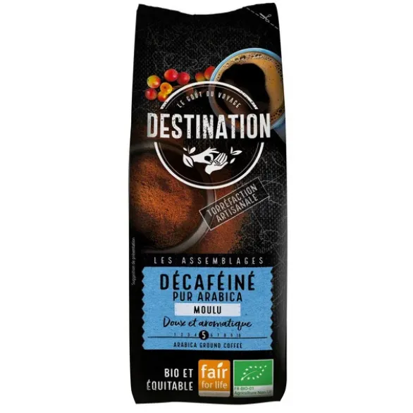 Café décaféiné pur arabica 250g