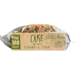 Cake aux écorces d'orange et de citron 340g