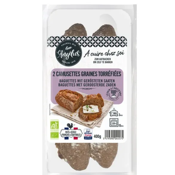Camusettes graines torréfiées précuites (2)400g