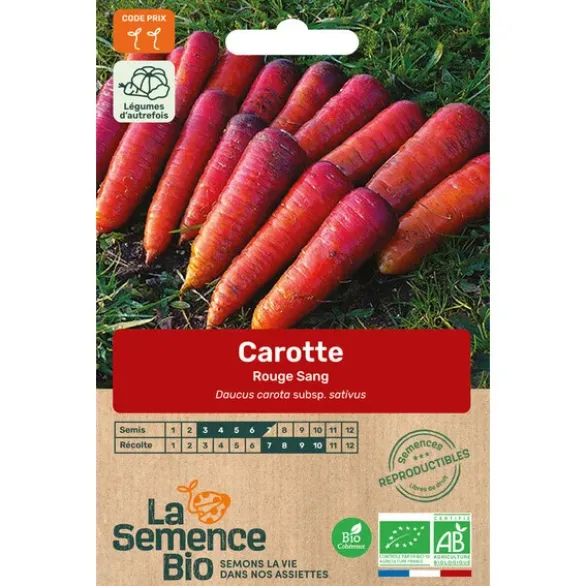 Carotte Rouge Sang semence 1,2g