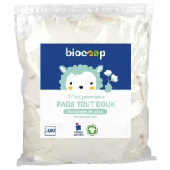 Carrés coton (pads) bébé (180)