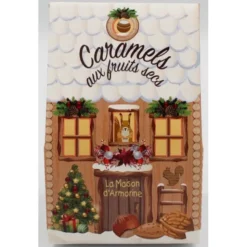 Chalet de Noël caramel fruits secs 40g