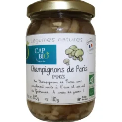 Champignons de Paris émincés 110g net égoutté