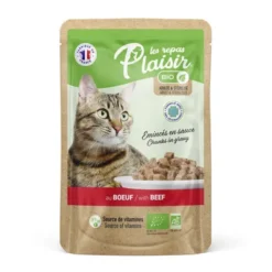 Chat émincé bœuf sauce pochon 100g