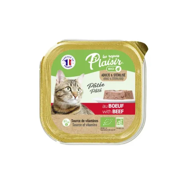 Chat pâtée bœuf barquette 100g