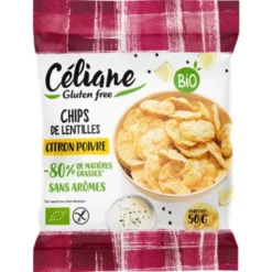 Chips lentille poivre citron 50g
