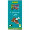 Chocolat au lait fourré crème de coco