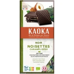 Chocolat noir éclats noisettes 66% 100g