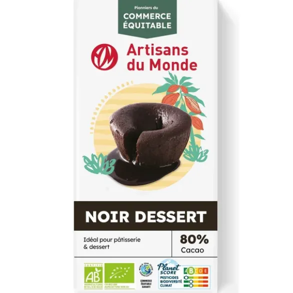 Chocolat noir dessert 80% 180g