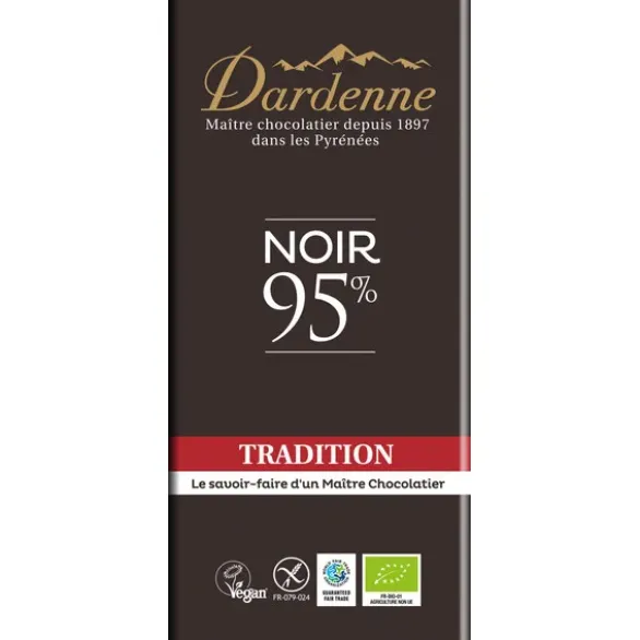 Chocolat noir 95% 80g