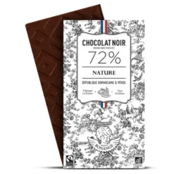 Chocolat noir nature 72% 80g