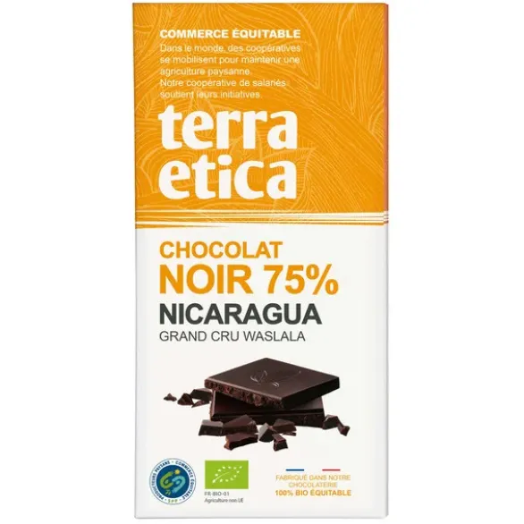 Chocolat noir Nicaragua 75% 100g