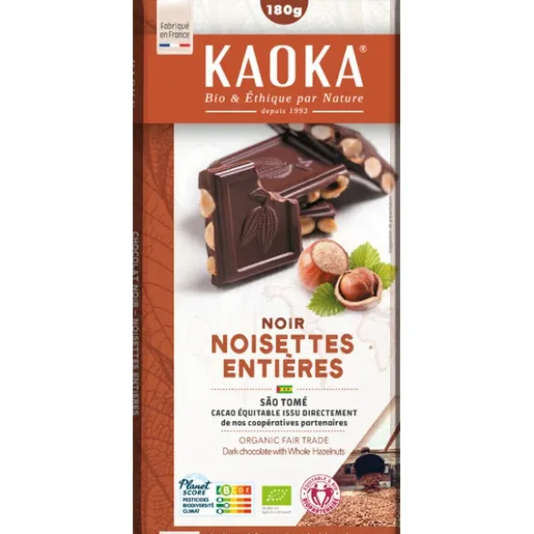 Chocolat noir noisette 66% 180g