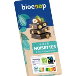 Chocolat noir noisette sel 70% 180g