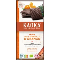 Chocolat noir orange 58% 100g