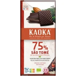 Chocolat noir Sao Tomé 75% 100g