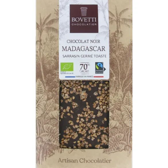 Chocolat noir sarrasin Madagascar 70% 100g