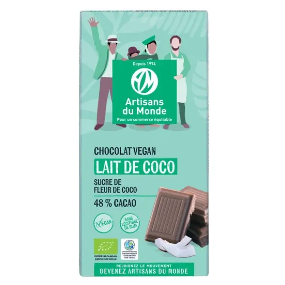 Chocolat végétal coco sucre coco 480g