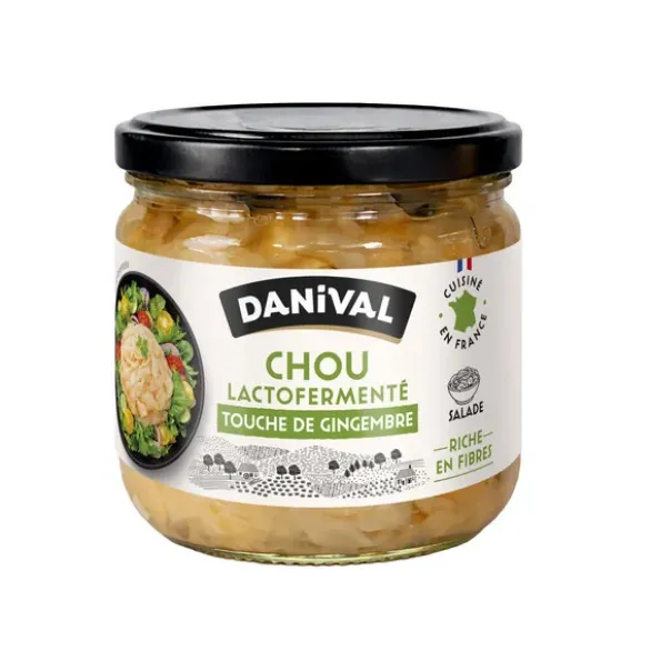 Chou lactofermenté touche de gingembre 300g