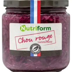 Chou rouge lactofermenté 300g net égoutté