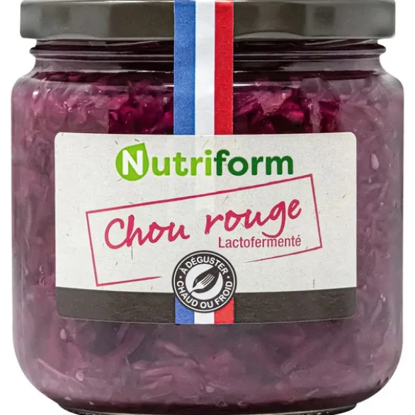 Chou rouge lactofermenté 300g net égoutté