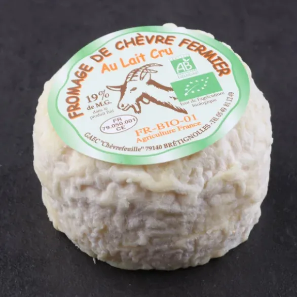 Chèvre crottin affiné au lait cru fermier 80g