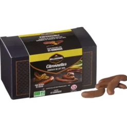 Citronette enrobé chocolat lait 100g
