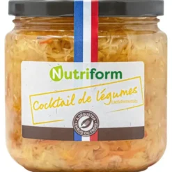 Cocktail de légumes lactofermentés 340gnet égoutté