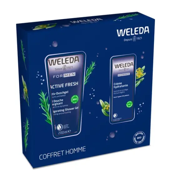 Coffret Homme Gel douche Energisant & Crème hydratante Homme