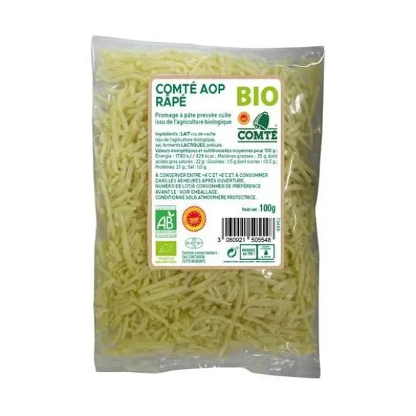 Comté AOP râpé 4/5 mois 100g