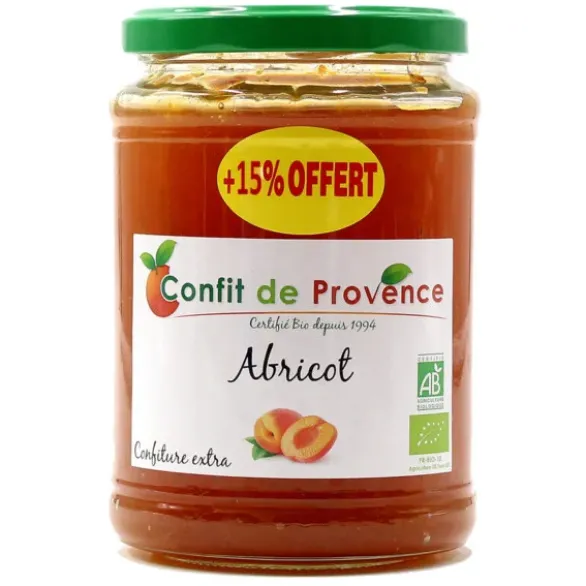 Confiture abricot 650g + 15% offert
