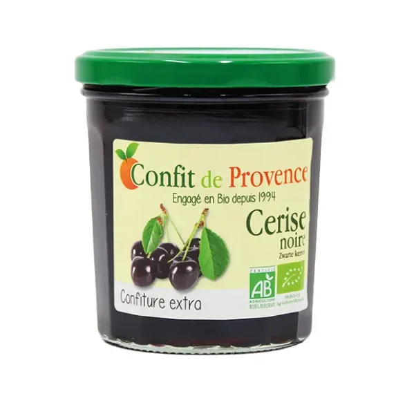 Confiture extra cerise noire 370g