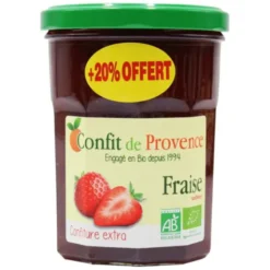 Confiture fraise 370g + 20% gratuit