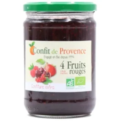 Confiture 4 fruits rouges 650g