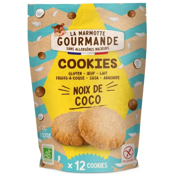 Cookie noix de coco sans allergènes 150g