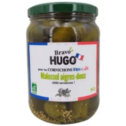 Cornichon gros aigre-doux France 425g net égoutté