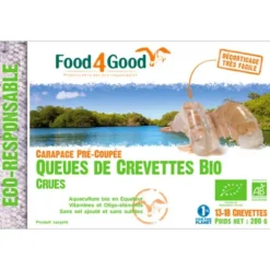 Crevette queue Bio Equateur crue 200g