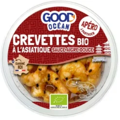 Crevettes décortiquées cuites à l'Asiatique 100g