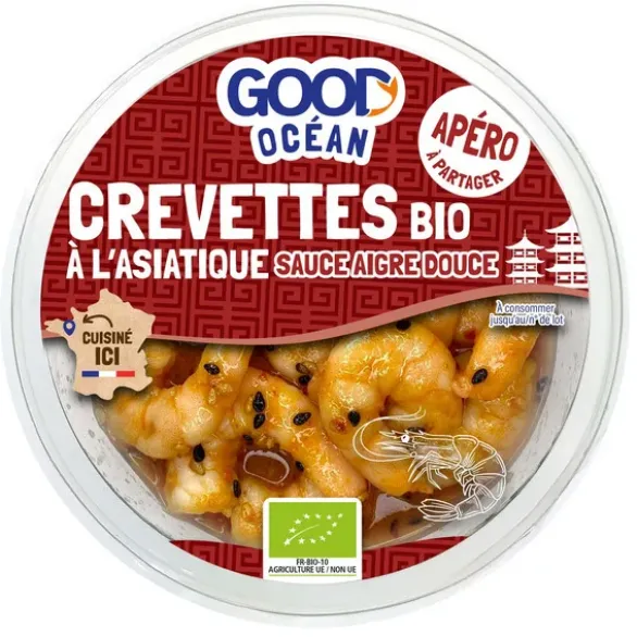 Crevettes décortiquées cuites à l'Asiatique 100g
