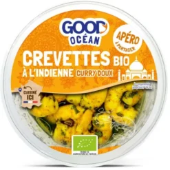 Crevettes décortiquées cuites à l'Indienne 100g