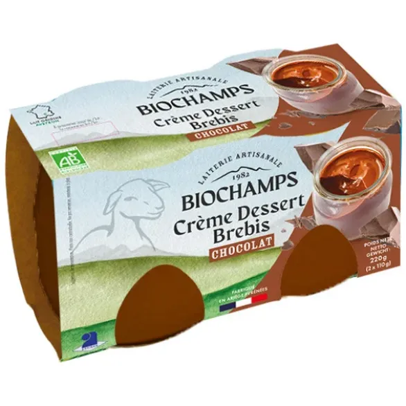 Crème dessert brebis chocolat 2x110g