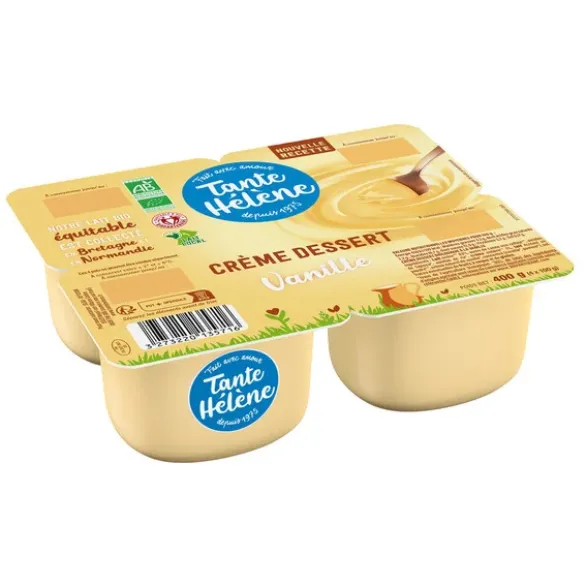 Crème dessert vanille 4x100g